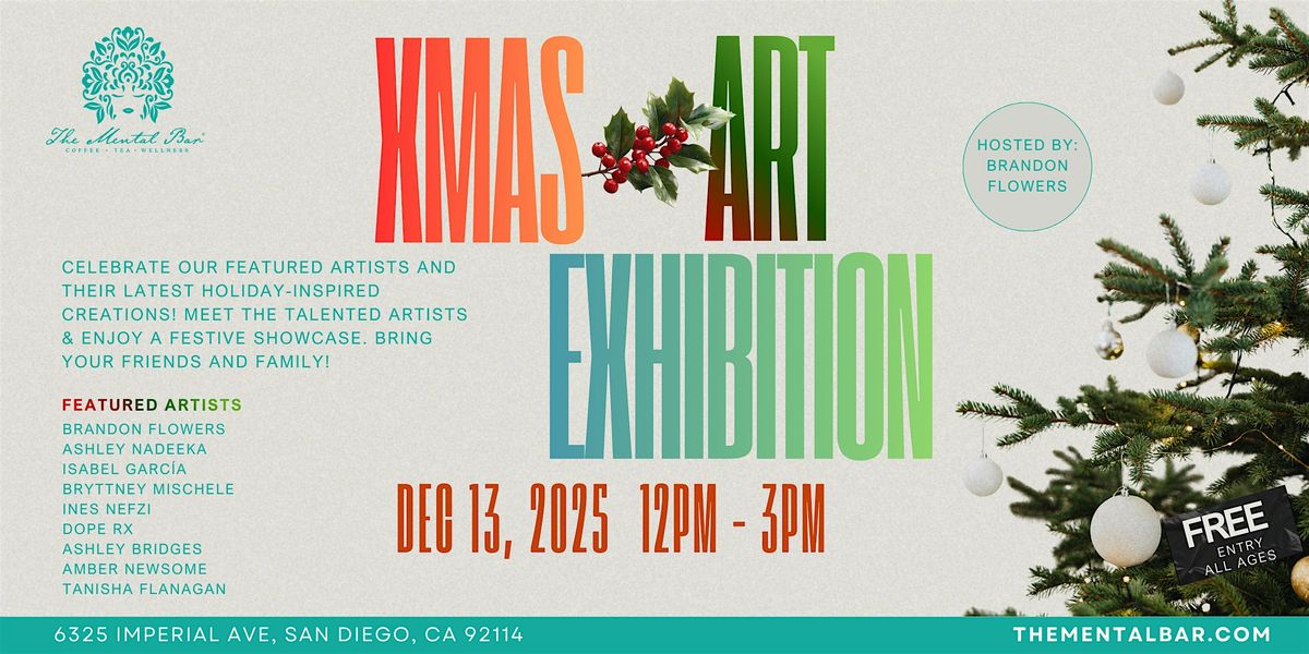 Xmas Art Exhibition at The Mental Bar, 13 December | Event in San Diego | AllEvents