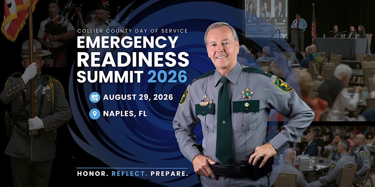 George Ritz Emergency Emergency Readiness Summit 2026, The Ritz-Carlton, Naples, 29 August ...