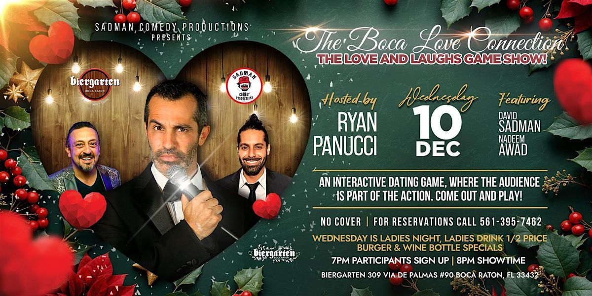The Boca Love Connection, 10 December | Event in Boca Raton | AllEvents