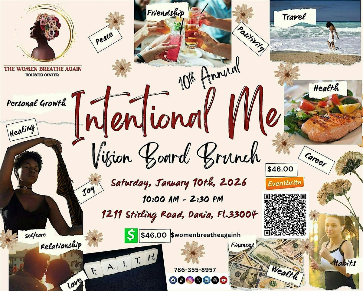 Intentional Me Vision Board Brunch, 10 January | Event in Dania Beach | AllEvents