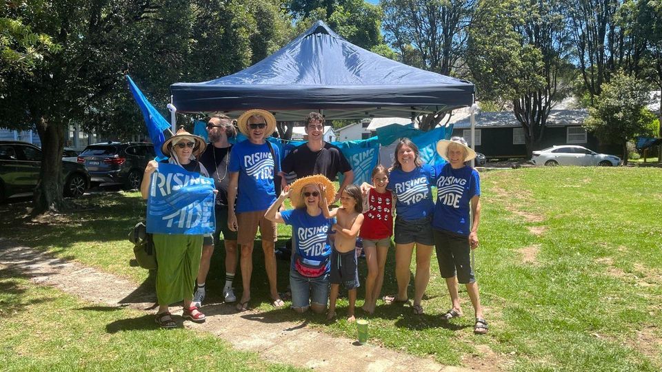 Picnic in Sydney Park a look back at the blockade and forward to