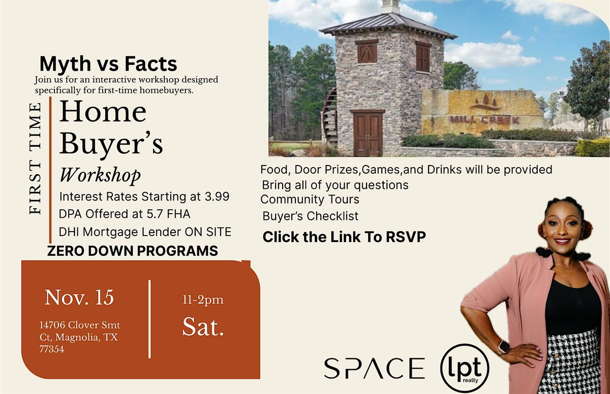 Myth vs Facts! First Time Home Buying Seminar | Event in Magnolia | AllEvents