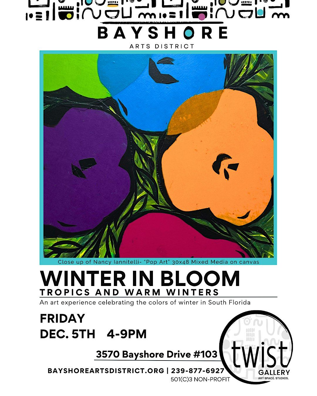 Winter in Bloom Gallery Opening and Exhibition, 5 December | Event in Naples | AllEvents