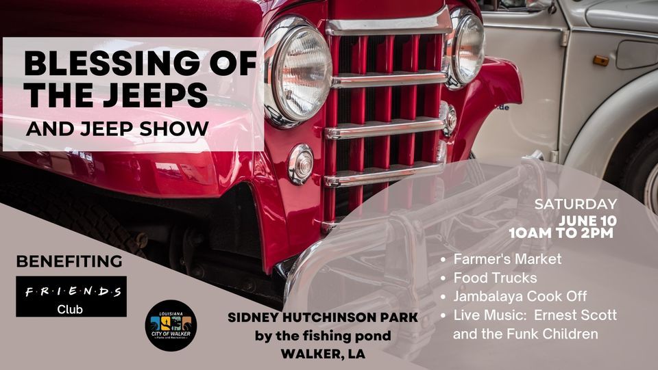 Blessing of the Jeeps and Jeep Show, Sidney Hutchison Park, Walker