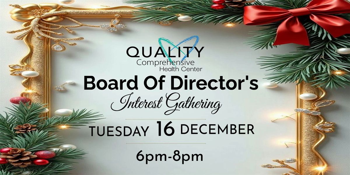 Holiday Board Interest Gathering, 16 December | Event in Charlotte | AllEvents