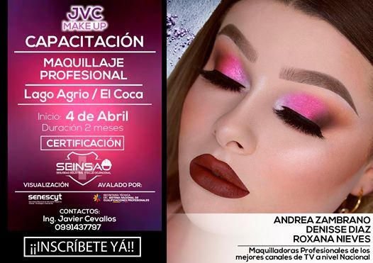 Maquillaje Profesional COCA / LAGO AGRIO, JVC Capacitaciones, Ibarra, April 4 2020 Maquillaje Profesional COCA / LAGO AGRIO, JVC Capacitaciones, Ibarra, April 4 2020