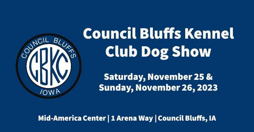 2023 CBKC Dog Show, MidAmerica Center, Council Bluffs, November 24 to