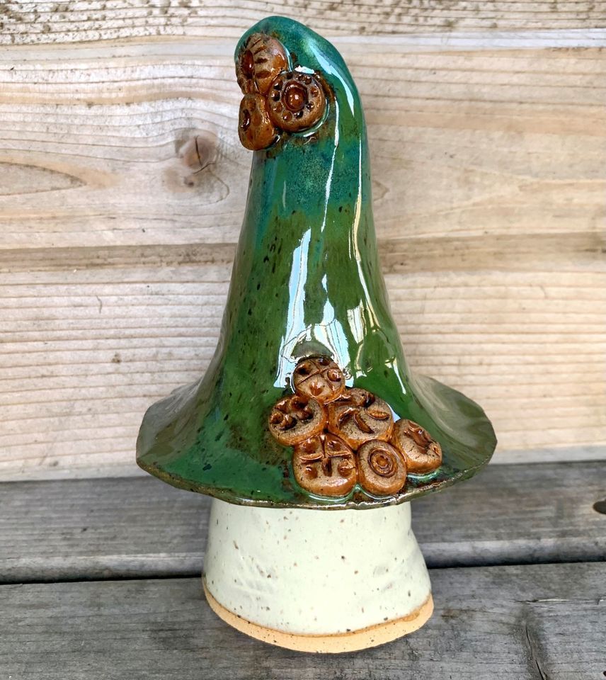 Ceramics “Garden Mushroom”, Burritt on the Mountain, Huntsville, March