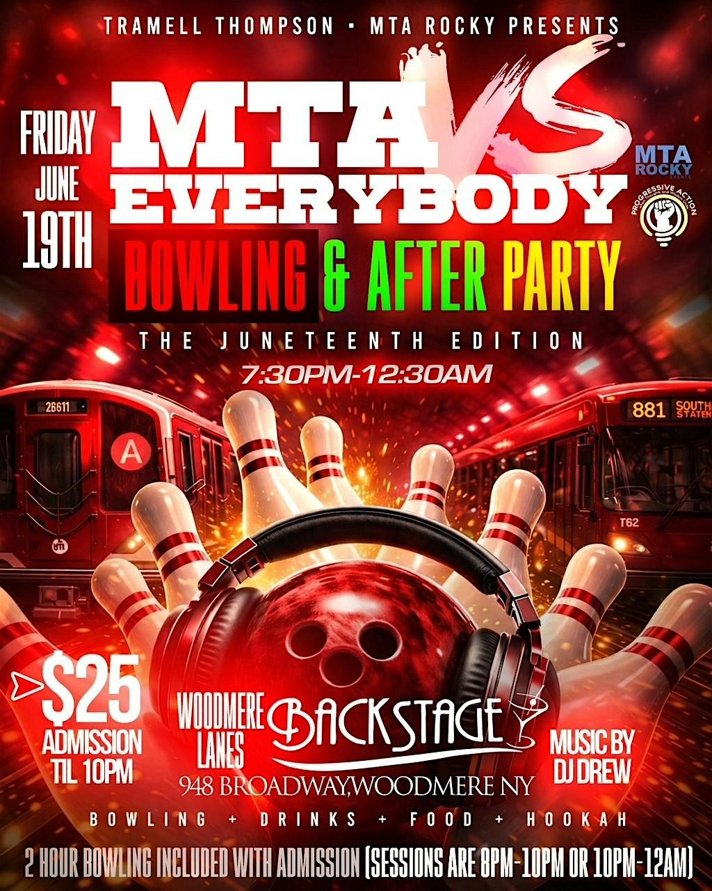 MTA vs Everybody BOWLING PARTY Pt2, Woodmere Lanes, 19 June to 20 June ...