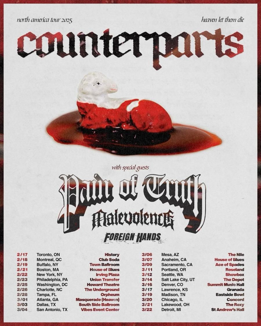 Counterparts, 7 October | Event in Calgary | AllEvents