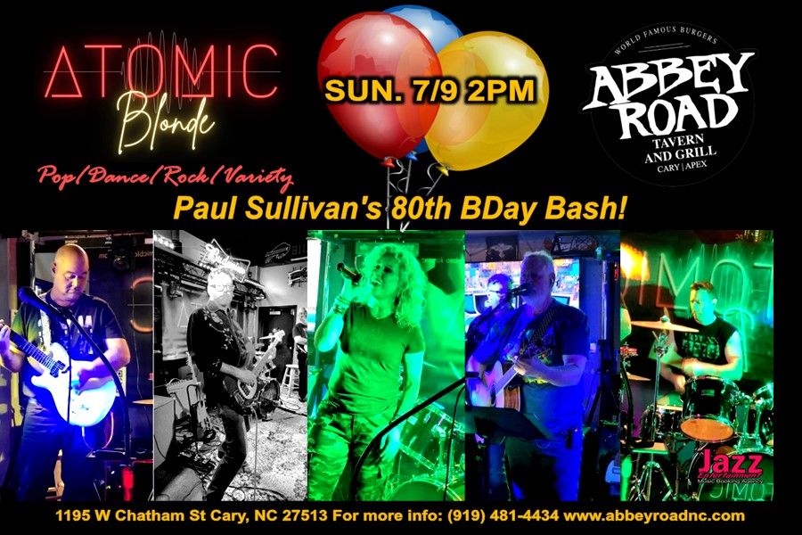 Atomic Blonde at Abbey Road, Cary, Abbey Road Tavern and Grill, Raleigh