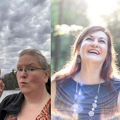 Reiki Masters Krista Ellis-Smith and Gaby Pineda logo