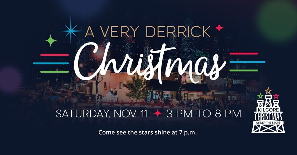 A Very Derrick Christmas!, Downtown Kilgore, November 11 2023 AllEvents.in