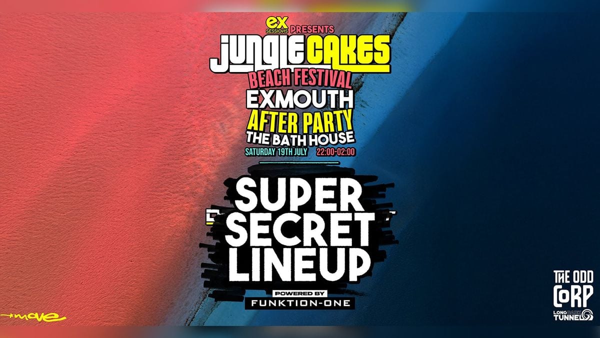 OFFICIAL AFTER PARTY: Jungle Cakes Exmouth Beach 20.07.25 | Event in Exeter | AllEvents