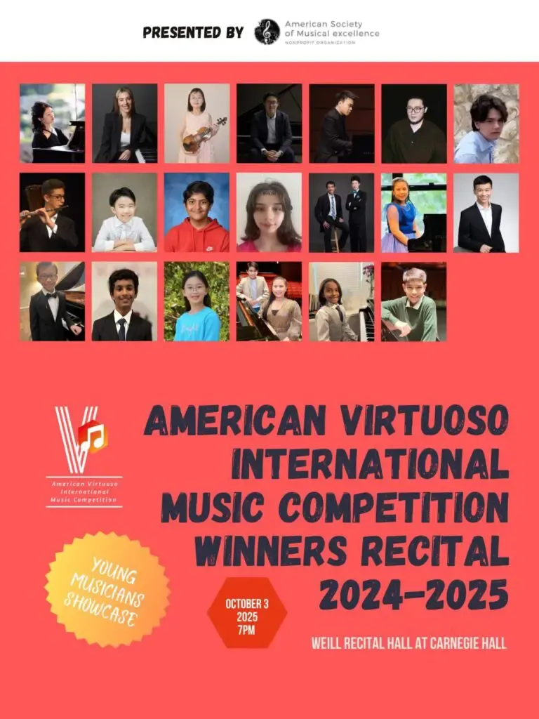 AVIMC Winners Recital at Carnegie Hall - Weill Recital Hall, 3 October | Event in Manhattan | AllEvents