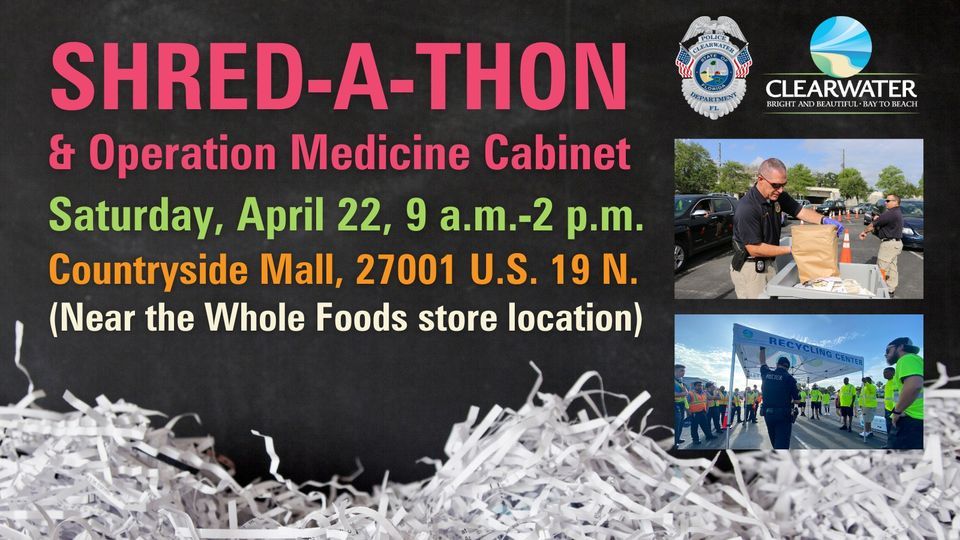Clearwater ShredAThon & Operation Medicine Countryside Mall