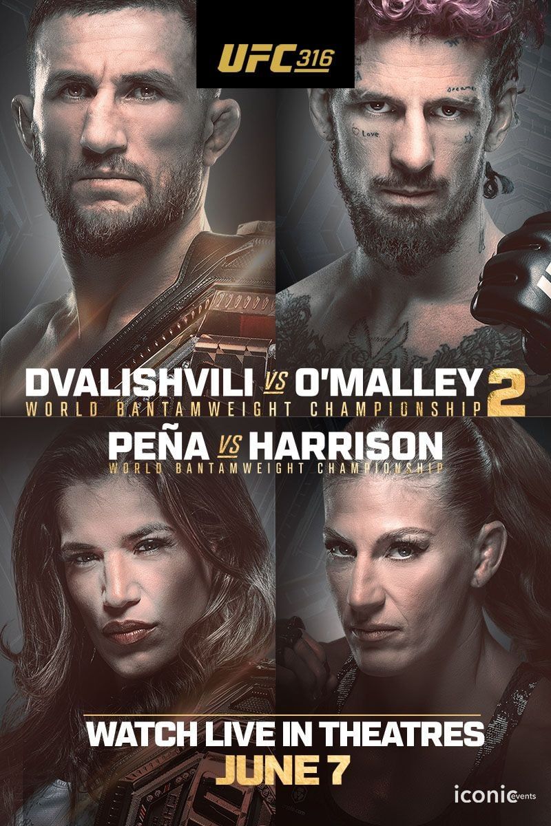 UFC 316 - Dvalishvili vs O'Malley 2 Tickets, 7 June | Event in Newark | AllEvents