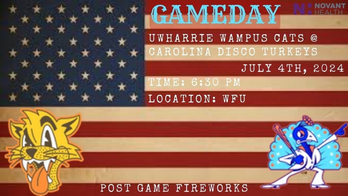 Carolina Disco Turkeys vs. Uwharrie Wampus Cats, 22 May | Event in Winston Salem | AllEvents