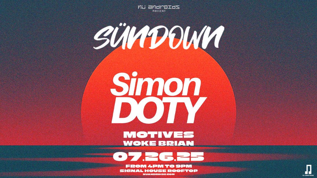 Nü Androids Presents Sündown: Simon Doty in Washington City, 26 July | Event in Washington City | AllEvents