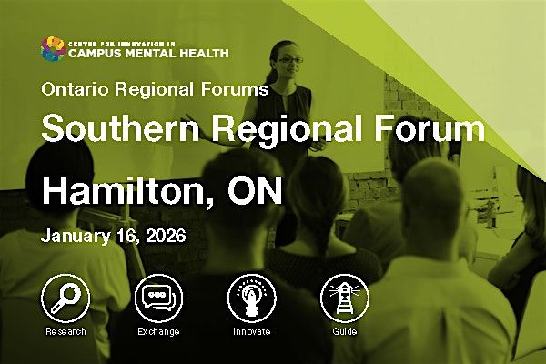 CICMH Southern Regional Forum, 16 January | Event in Hamilton | AllEvents