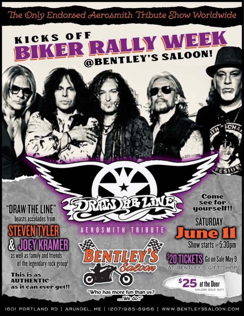 Draw The Line - Aerosmith Tribute, 6 June | Event in Bristol | AllEvents
