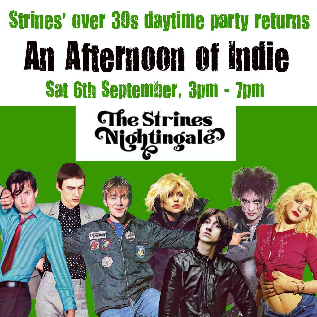 An Afternoon of Indie: STRINES (over 30s only), 3-7pm, 6 September | Event in Stockport | AllEvents