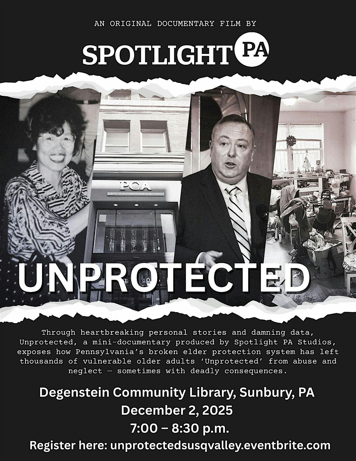 Unprotected: Berks County Premiere, 22 January | Event in Reading | AllEvents
