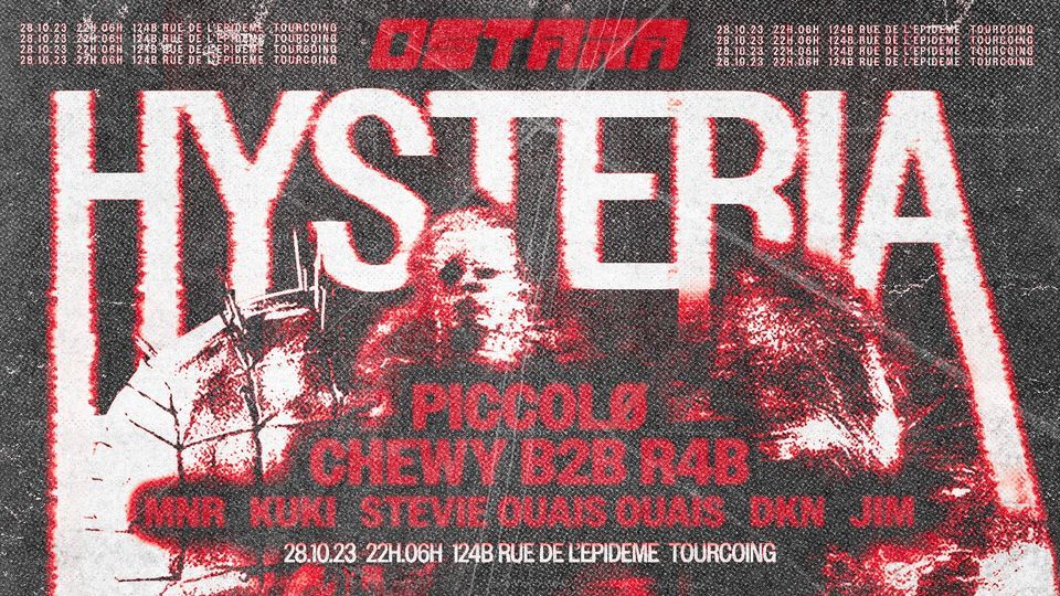 OSTARA Hysteria , 124b rue de l’epidème, 59200 Tourcoing, Menen