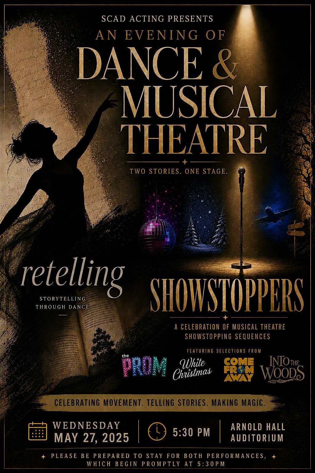 SCAD Acting Presents An Evening of Dance and Musical Theatre, Arnold ...