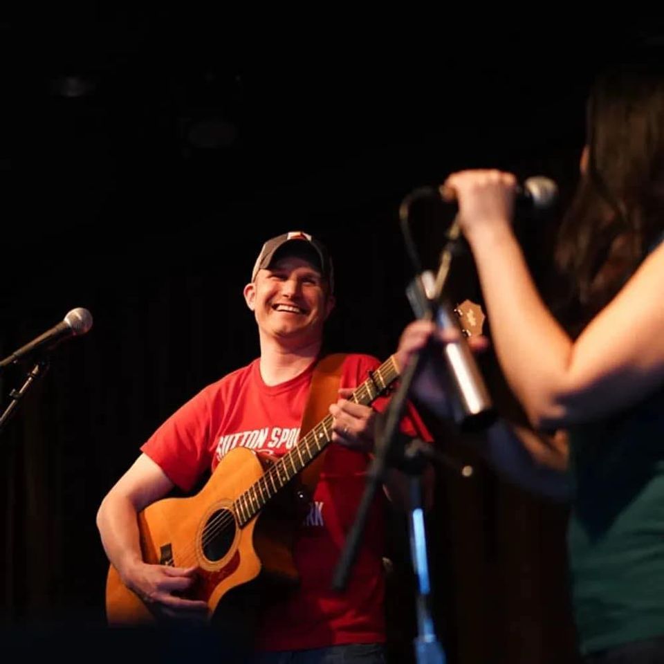 Levi Gangi with Scott Calpin , Engine 14 Brewery, Naples, 12 May 2023