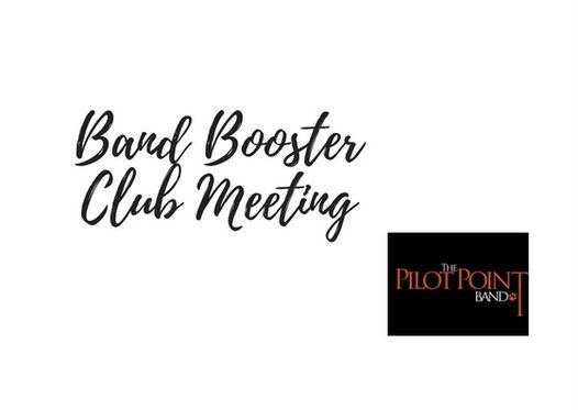Band Booster Meeting, Pilot Point High School, April 20 2021 | AllEvents.in Band Booster Meeting, Pilot Point High School, April 20 2021 | AllEvents.in