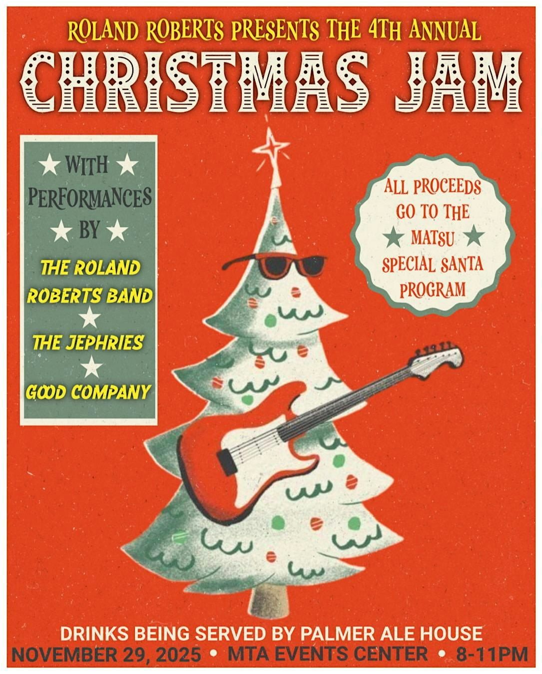 Roland Roberts Band’s Christmas Jam! | Event in Palmer | AllEvents