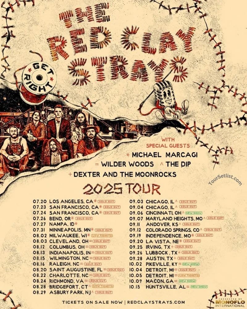 The Red Clay Strays, 21 October | Event in Nashville | AllEvents