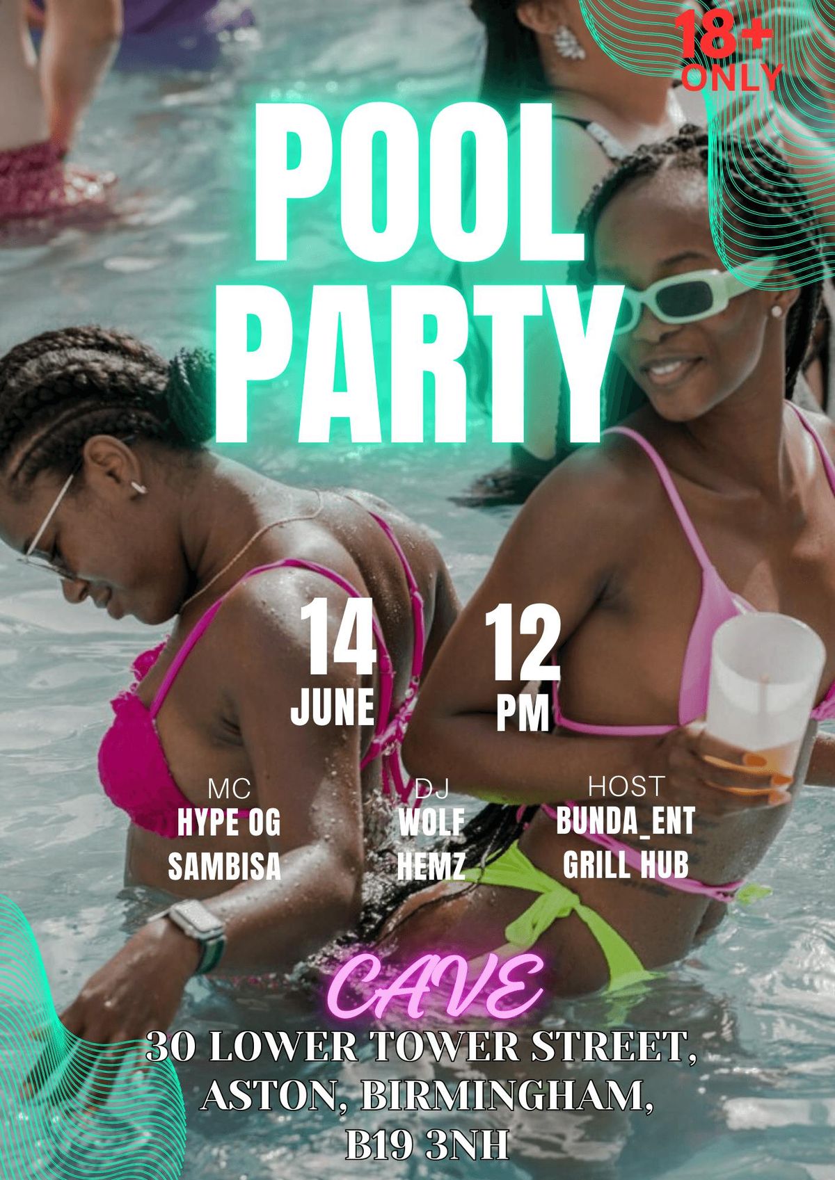 POOL PARTY (Birmingham 14/06/25), 14 June | Event in Birmingham | AllEvents