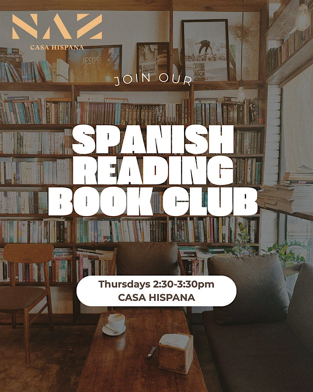 Spanish Reading Book Club, 29 January | Event in Rochester | AllEvents