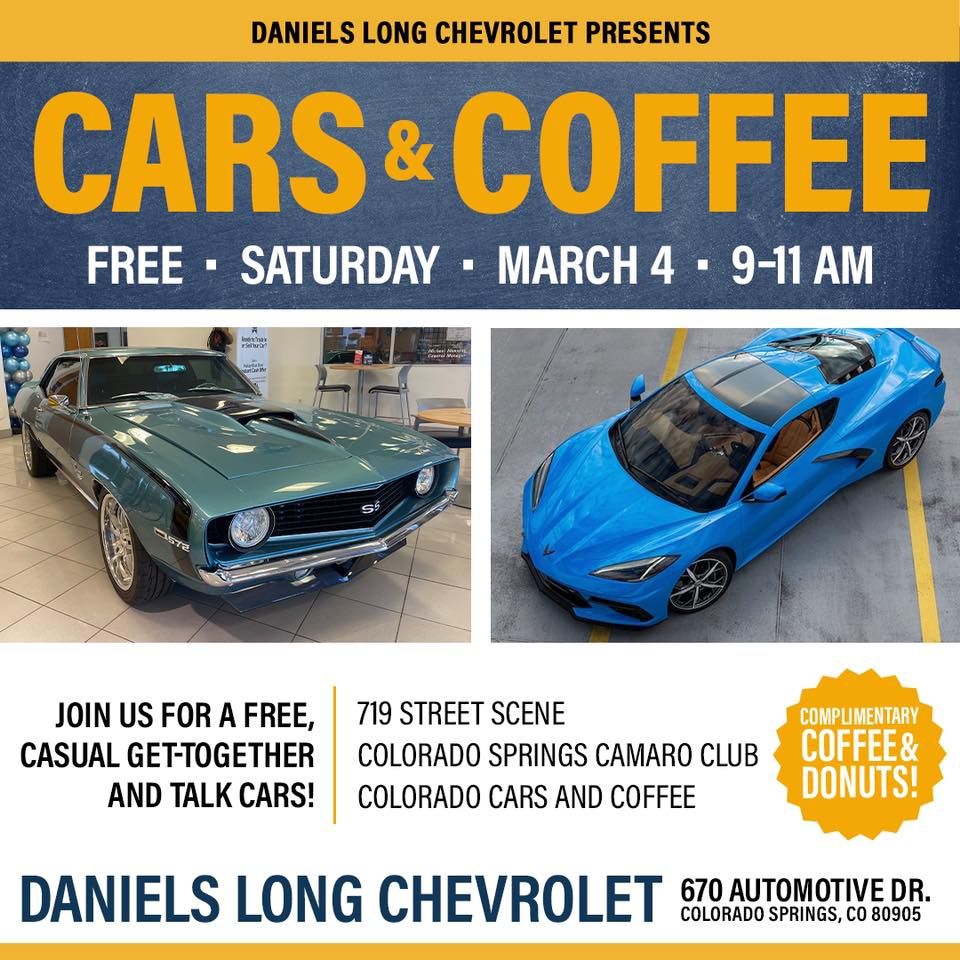 Cars and Coffee at Daniels Long Chevrolet, Daniels Long Chevrolet, Colorado Springs, 4 March