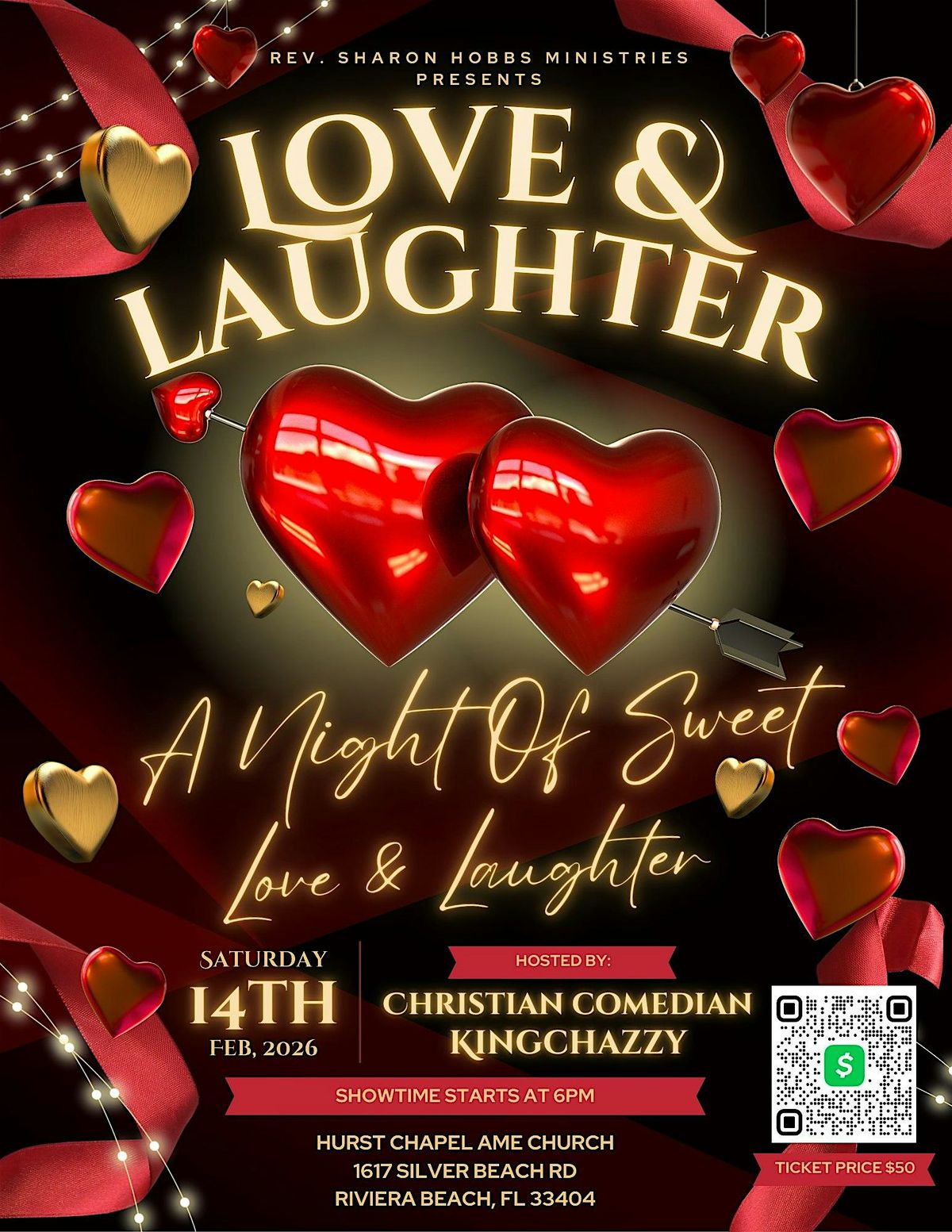 Love & Laughter, 16 December | Event in Riviera Beach | AllEvents
