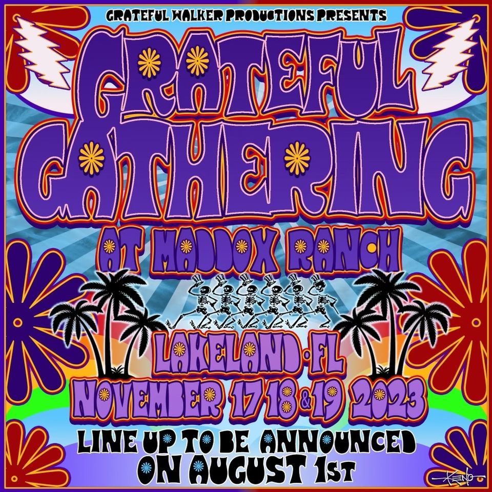 CAGE BREWING PRESENTS Floridas Grateful Gathering at Maddox Ranch 2023