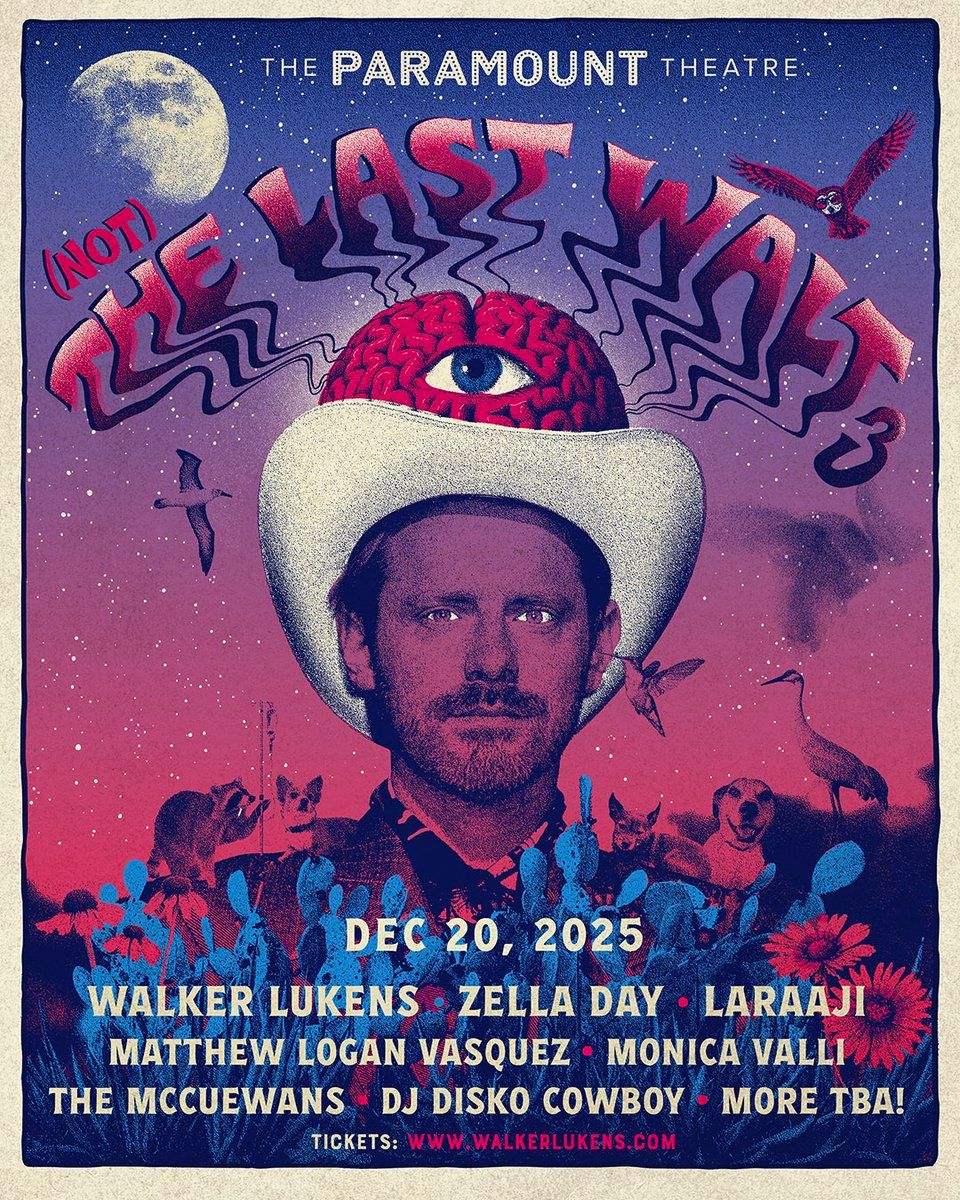 Walker Lukens at Paramount Theatre Austin, 20 December | Event in Austin | AllEvents