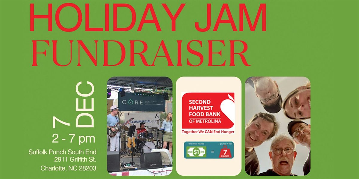 Holiday Jam Fundraiser, 7 December | Event in Charlotte | AllEvents