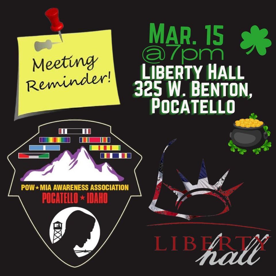 POW MIA March General Membership Meeting Liberty Hall Event Center pow-mia-march-general-membership-meeting-liberty-hall-event-center