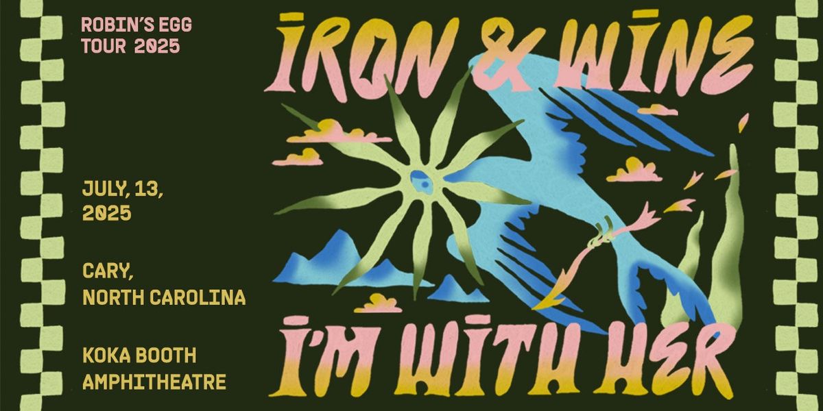 Iron and Wine and Im With Her at Pines Theater at Look Park, 21 July | Event in Florence | AllEvents