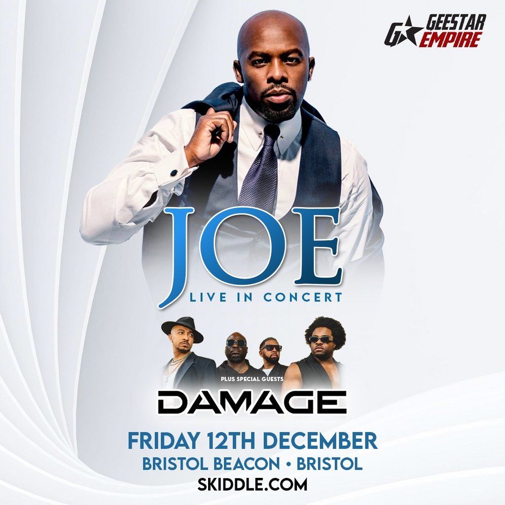 Joe Live in Concert + Special Guest Damage, 12 December | Event in Bristol | AllEvents