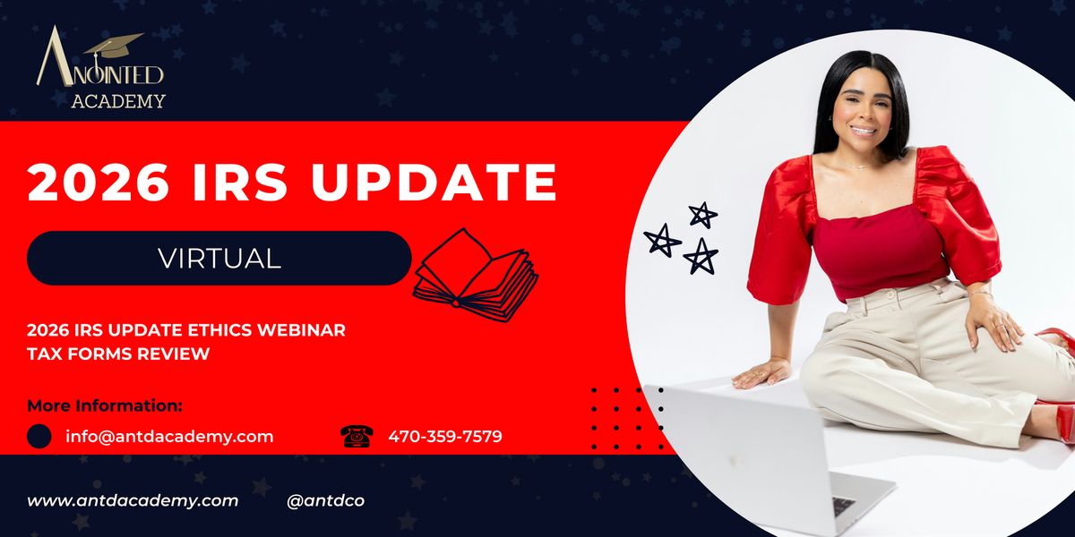 2026: IRS Ethics UPDATE; Everything you need to know, 21 December | Event in Snellville | AllEvents