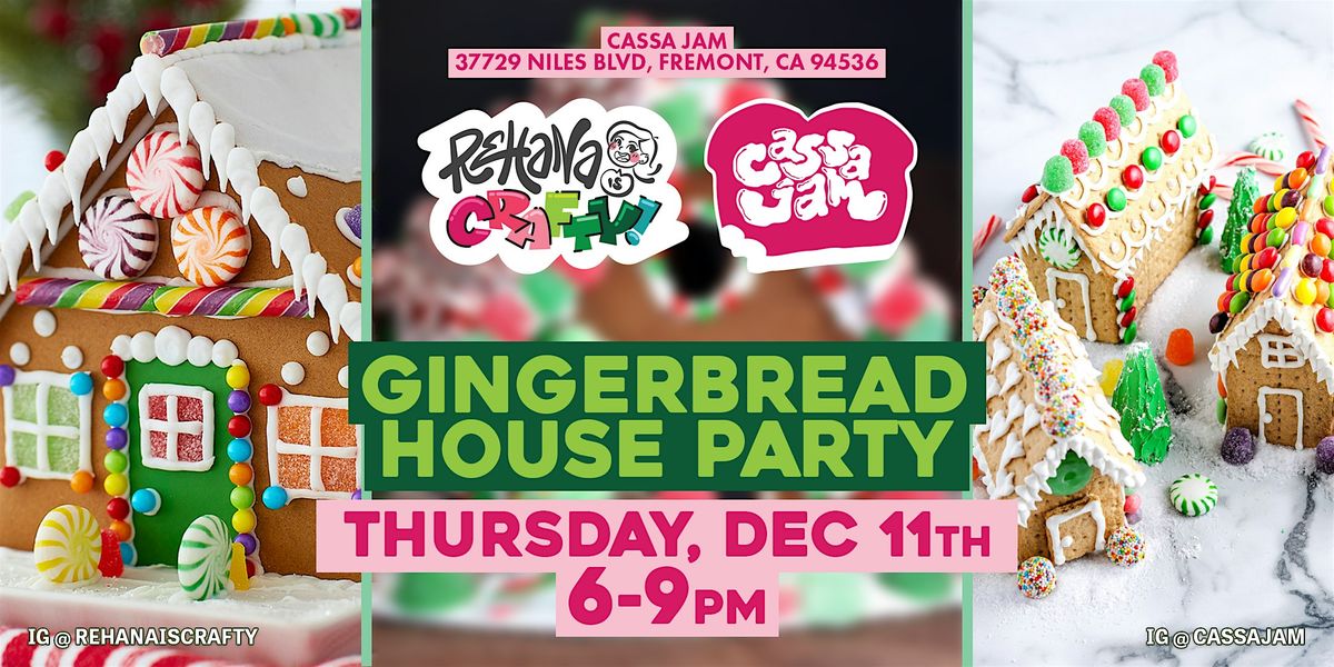 Gingerbread House Party | Fremont / Niles District, 11 December | Event in Fremont | AllEvents