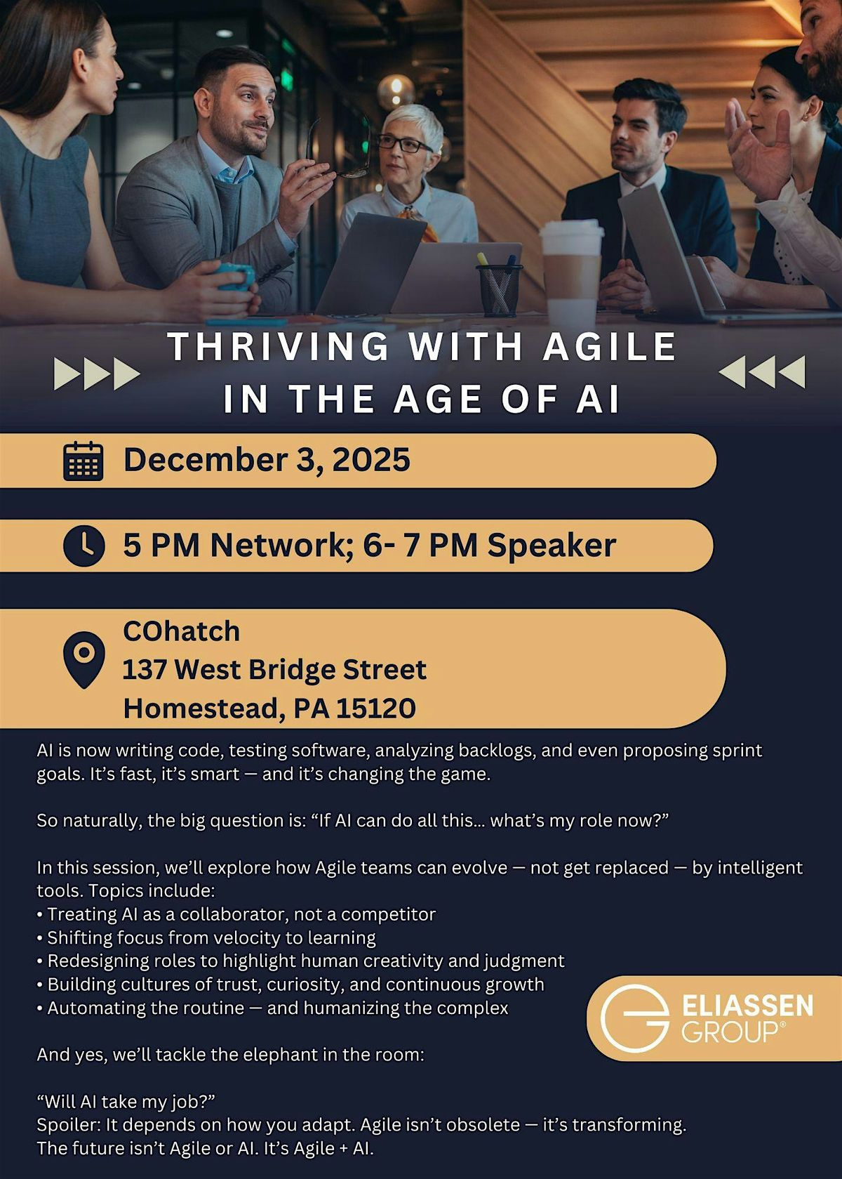 Thriving With Agile in the Age of AI, 3 December | Event in Homestead | AllEvents