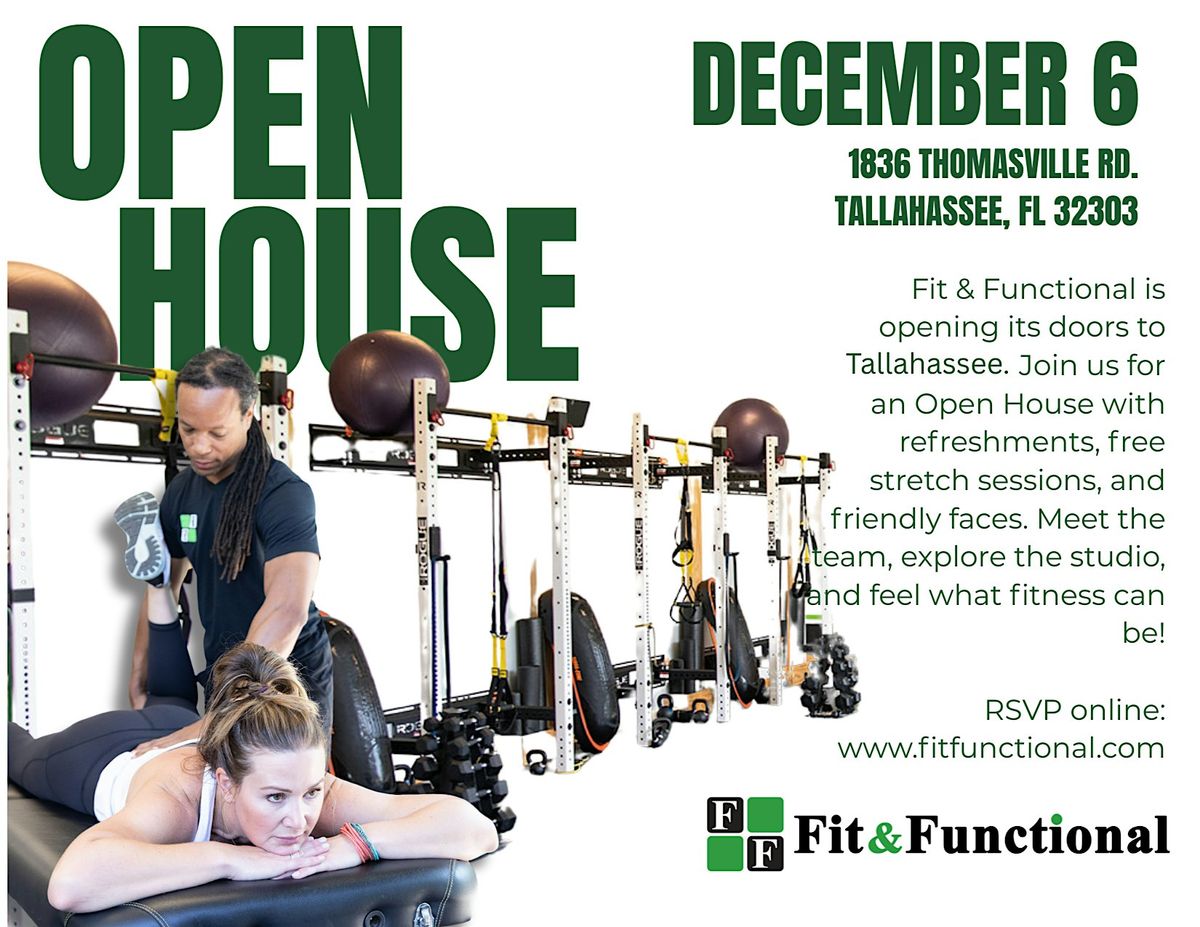 Fit & Functional Open House | Event in Tallahassee | AllEvents