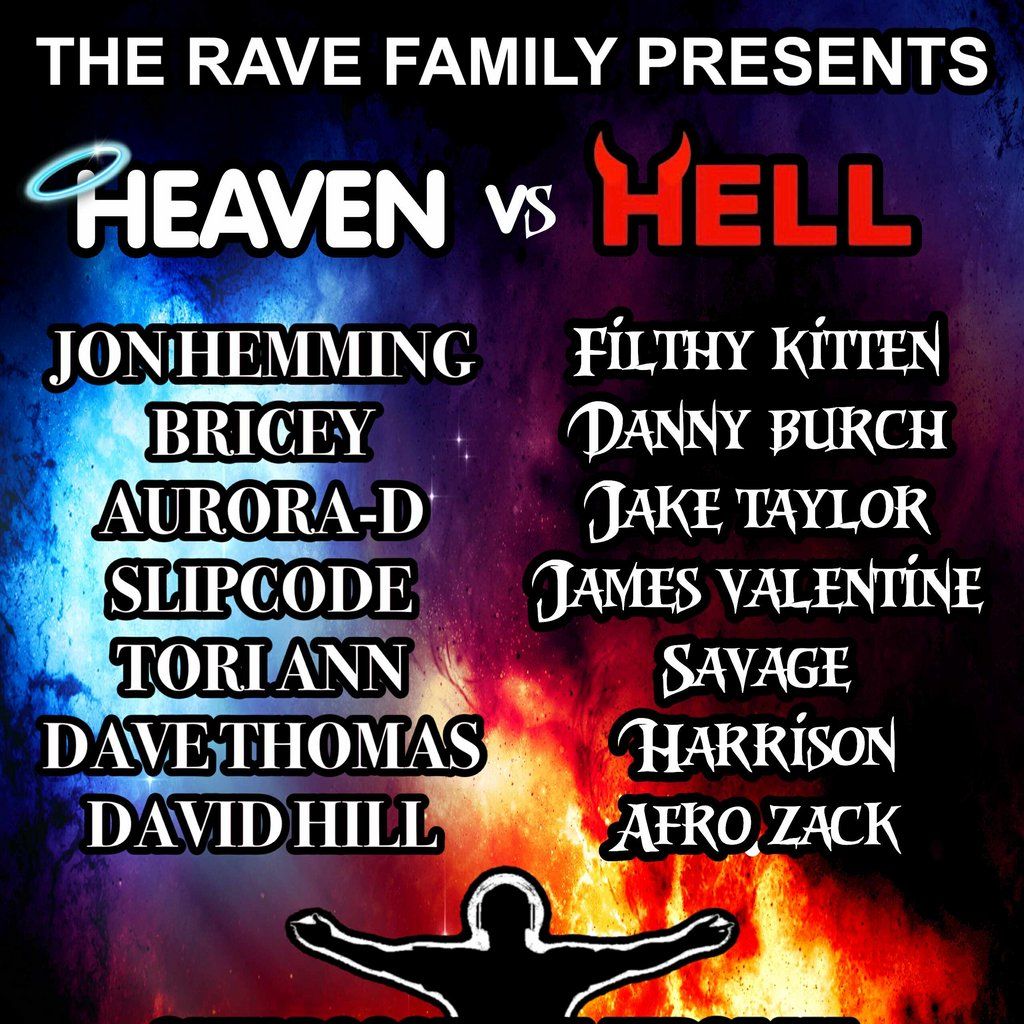 Heaven vs Hell   - By the Rave Family, 1 November | Event in Peterborough | AllEvents
