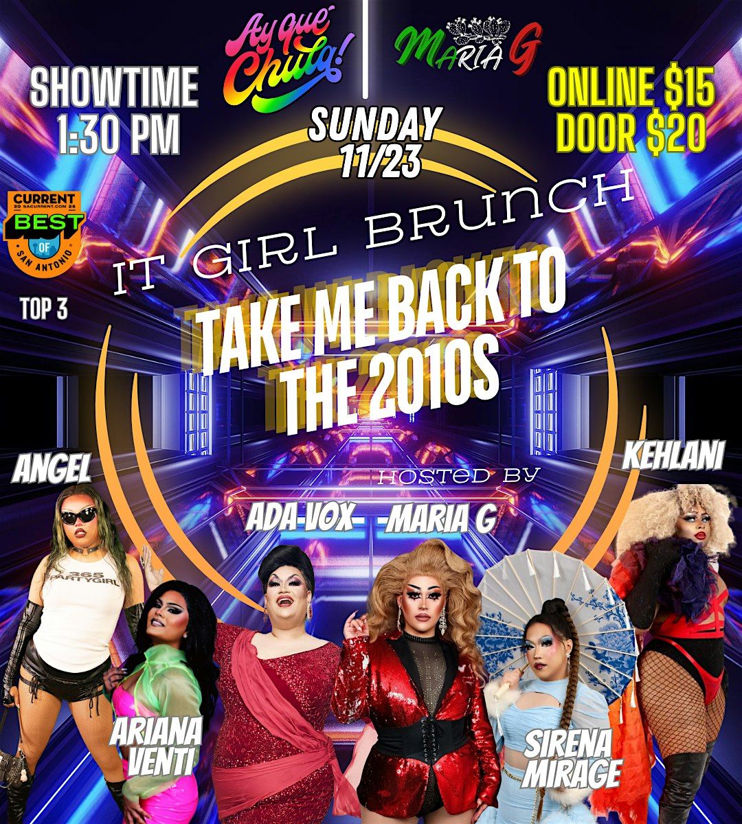 Drag Brunch: Take me back to 2010s | Event in San Antonio | AllEvents