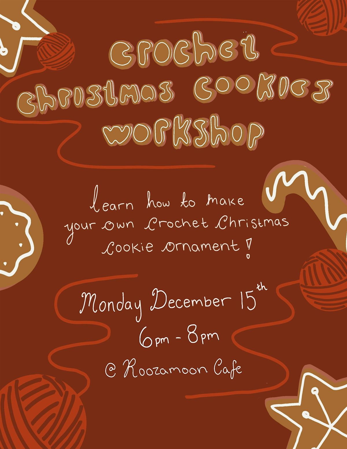 Christmas Cookies - Crochet Workshop, 15 December | Event in Toronto | AllEvents